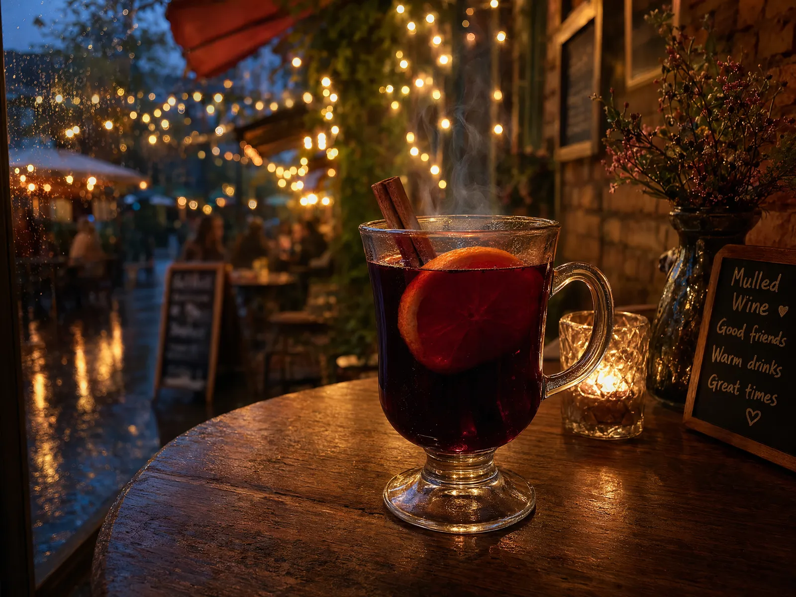 Empfang mit Ortenauer Winzerglühwein in der Mach!BAR Oberkirch