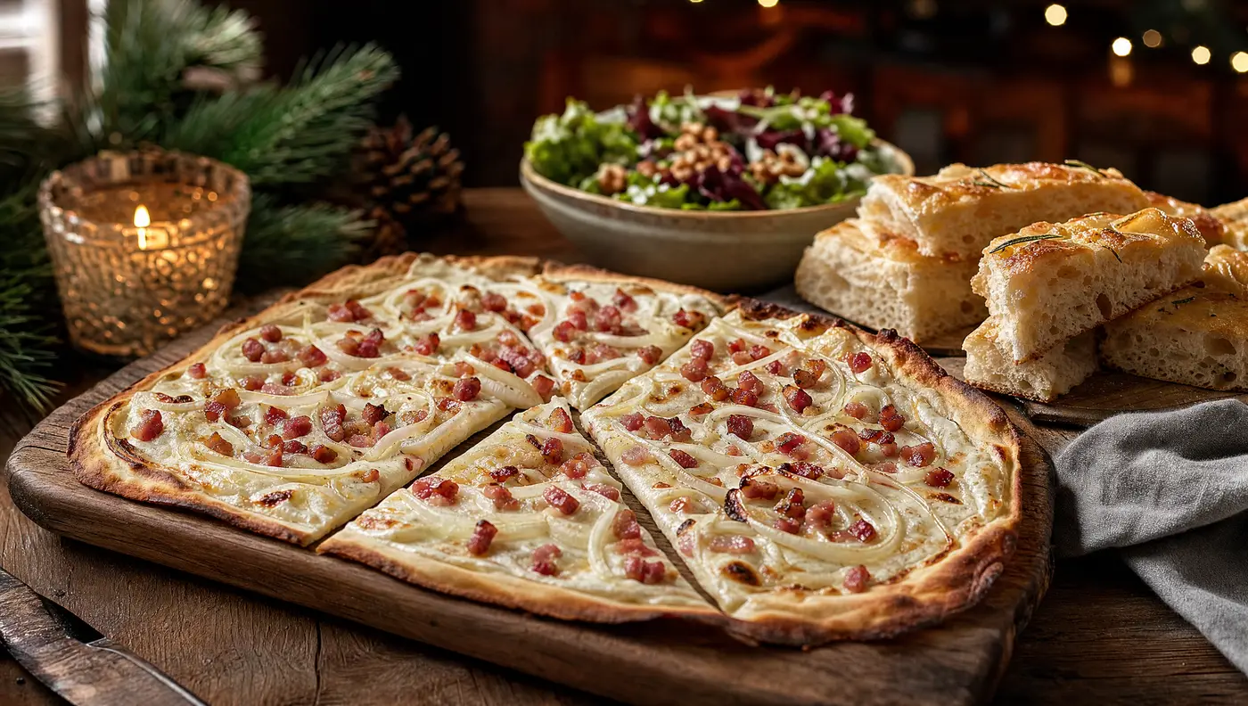 Flammkuchen satt – festlich – Speiseangebot der Mach!BAR Oberkirch
