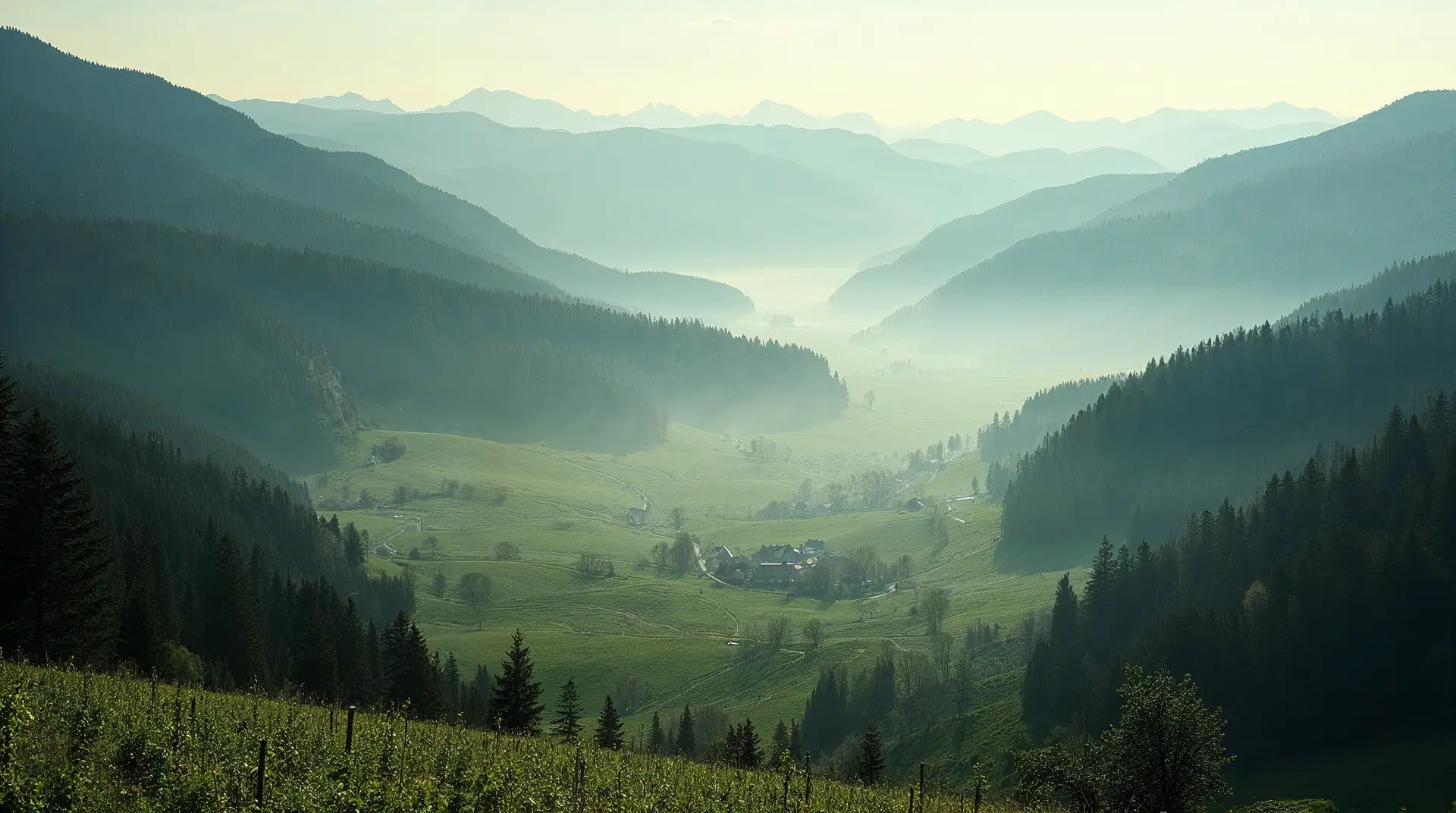 Blick über das Renchtal im Schwarzwald